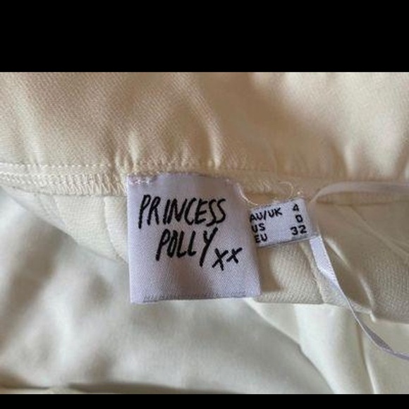 PrincessPolly white pleated mini skirt - Picture 3 of 3